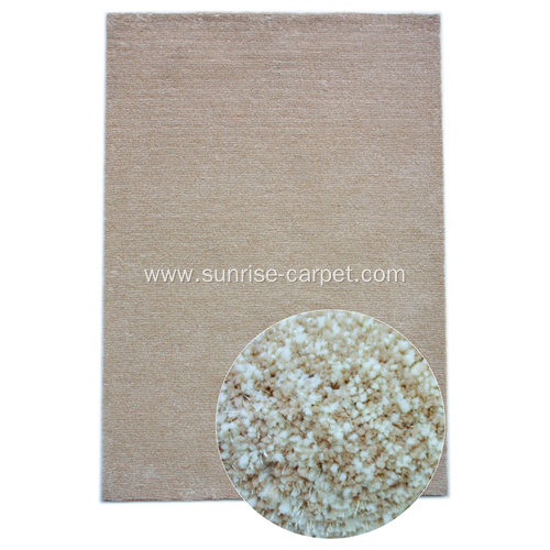 Tabel Tufted Microfiber with Viscose short pile carpet